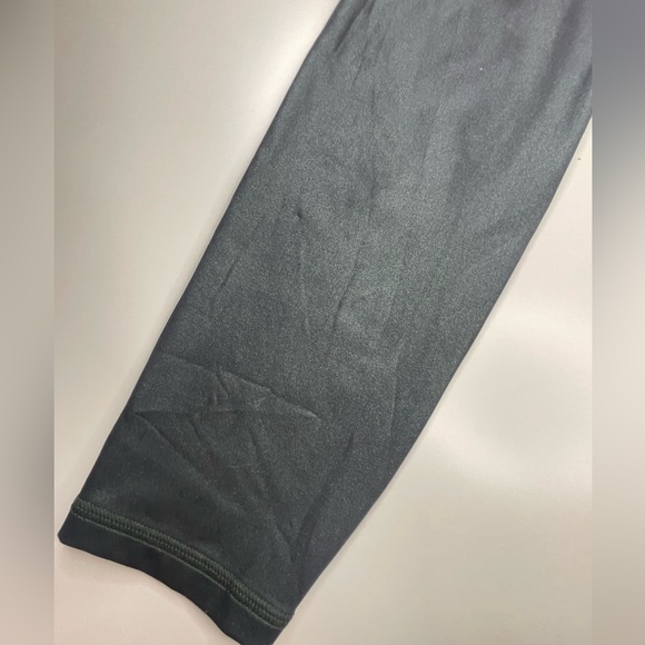 Athleta Shimmer Green Gray Elation High Rise 7/8 length Leggings Size M - Picture 4 of 13